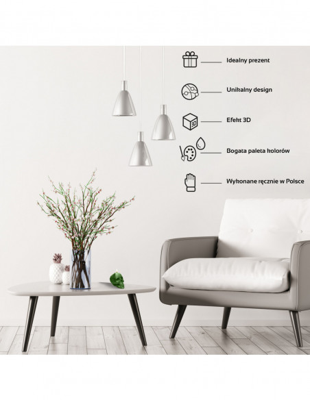 Świeca Skull Low-Poly Dark Green Small