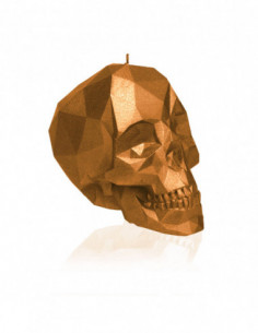 Świeca Skull Low-Poly Gold...