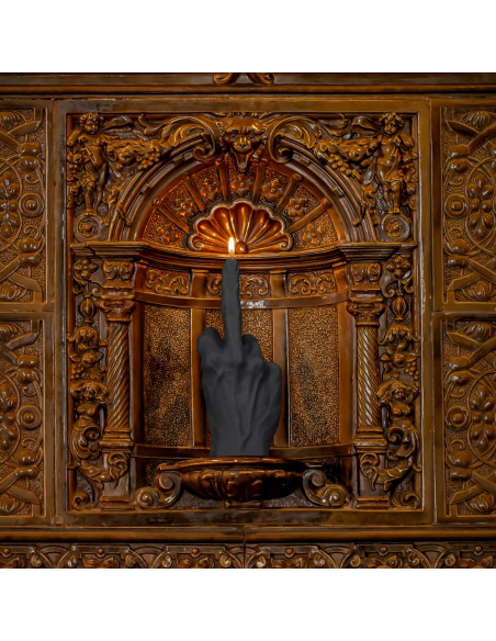 Świeca Hand FCK Black Matt