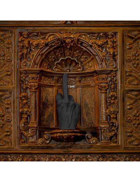 Świeca Hand FCK Black Matt