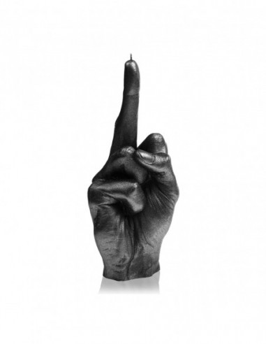 Świeca Hand FCK Black Metallic