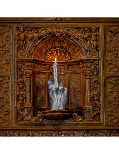 Świeca Hand FCK Silver