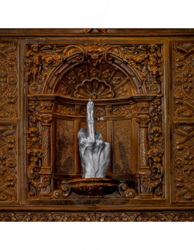 Świeca Hand FCK Silver