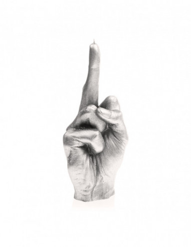Świeca Hand FCK Silver