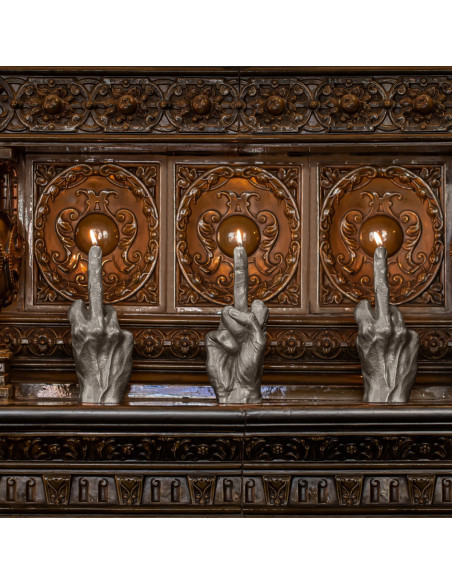 Świeca Hand FCK Brass