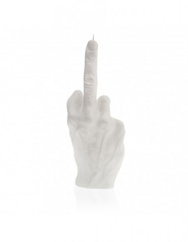 Świeca Hand FCK White