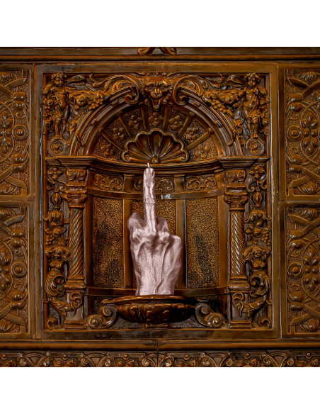 Świeca Hand FCK Rose Gold