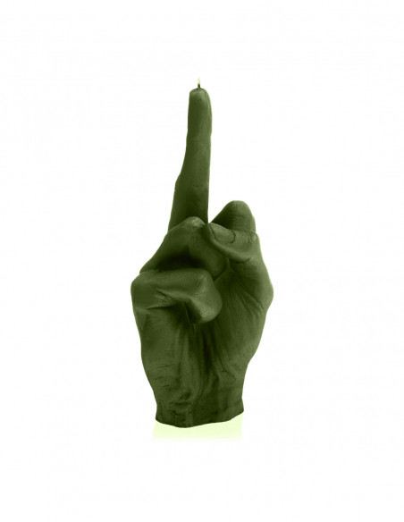 Świeca Hand FCK Dark Green