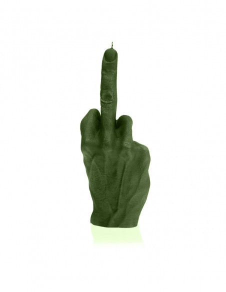 Świeca Hand FCK Dark Green