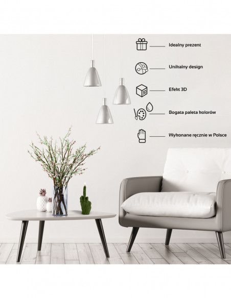 Świeca Hand FCK Dark Green