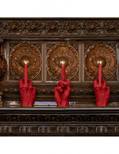 Świeca Hand FCK Red