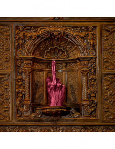 Świeca Hand FCK Red Metallic