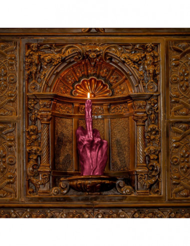 Świeca Hand FCK Red Metallic