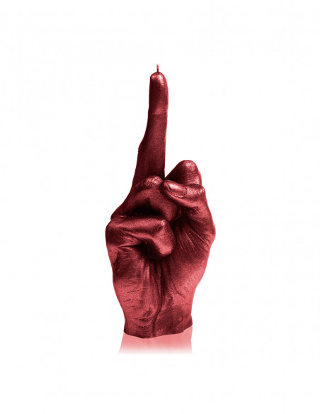 Świeca Hand FCK Red Metallic