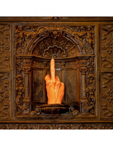 Świeca Hand FCK Orange