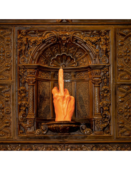 Świeca Hand FCK Orange