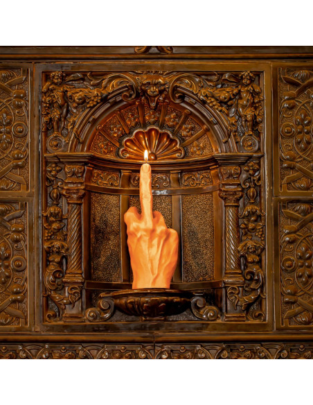 Świeca Hand FCK Orange