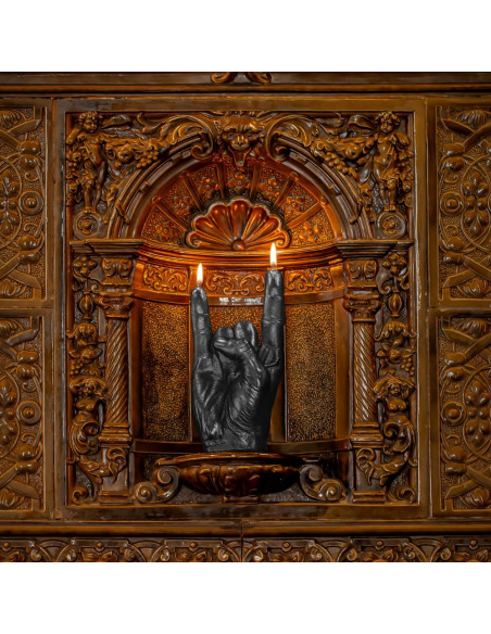 Świeca Hand RCK Black Metallic