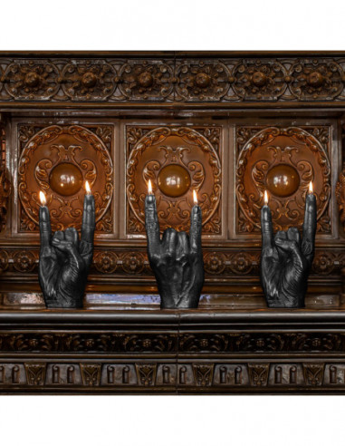 Świeca Hand RCK Black Metallic