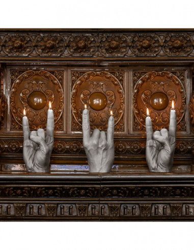 Świeca Hand RCK Gray