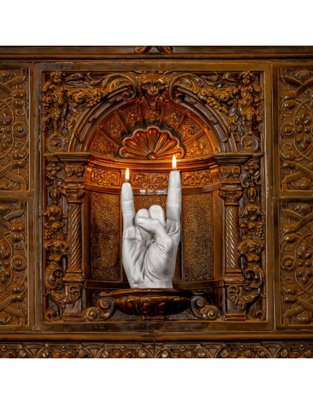 Świeca Hand RCK Gray