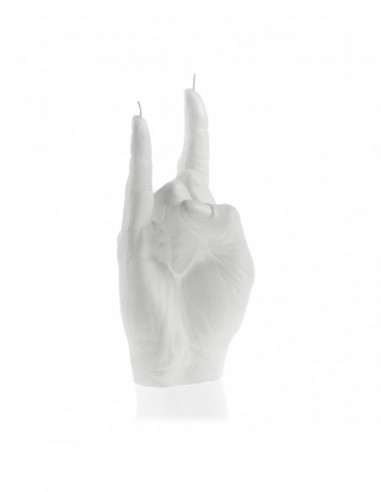 Świeca Hand RCK White