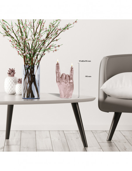 Świeca Hand RCK Rose Gold