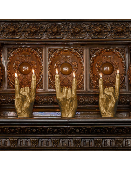 Świeca Hand RCK Classic Gold
