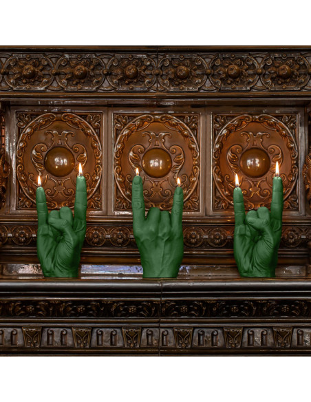 Świeca Hand RCK Dark Green
