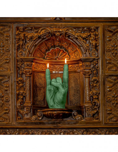 Świeca Hand RCK Dark Green