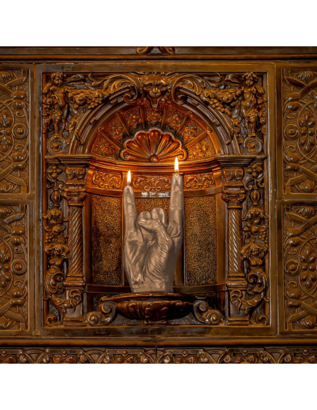 Świeca Hand RCK Gold