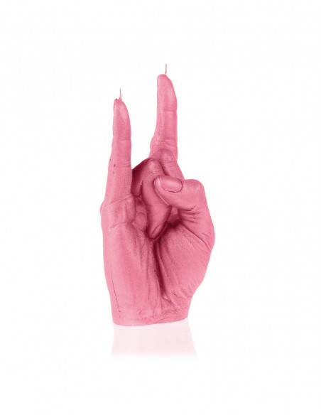 Świeca Hand RCK Pink