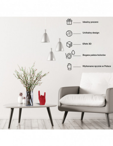 Świeca Hand RCK Red