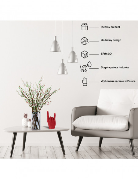 Świeca Hand RCK Red