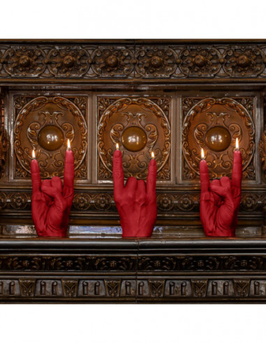 Świeca Hand RCK Red