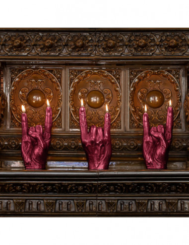 Świeca Hand RCK Red Metallic