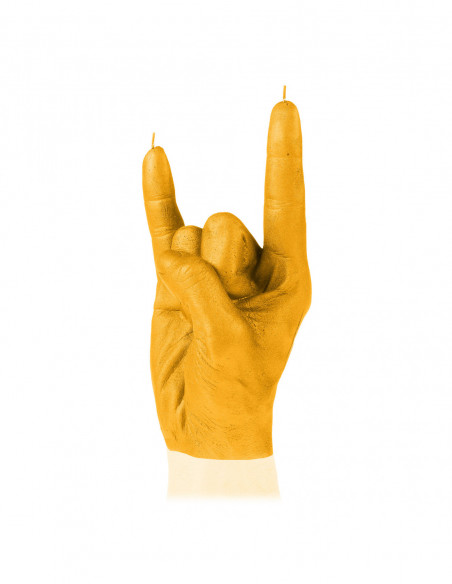 Świeca Hand RCK Yellow