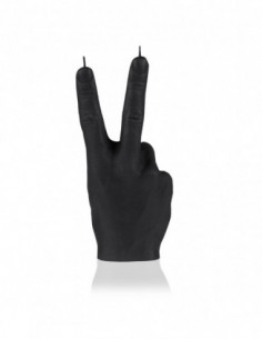 Świeca Hand Peace Black Matt 2
