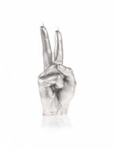 Świeca Hand Peace Silver 2