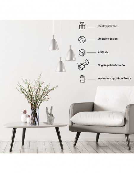 Świeca Hand Peace Brass