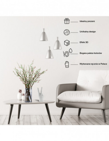 Świeca Hand Peace White