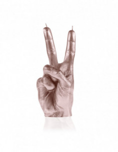 Świeca Hand Peace Rose Gold
