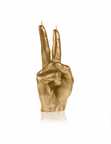 Świeca Hand Peace Classic Gold