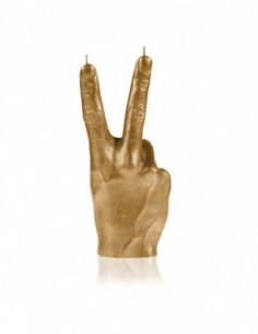 Świeca Hand Peace Classic Gold 2