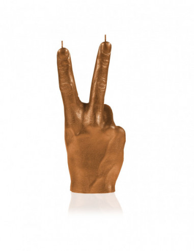 Świeca Hand Peace Gold
