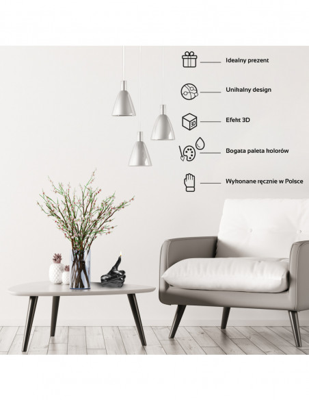 Świeca Hand OK Black Metallic