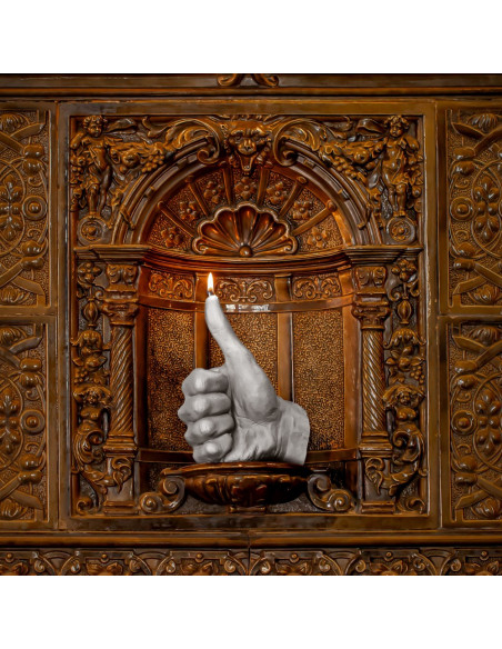 Świeca Hand OK Gray