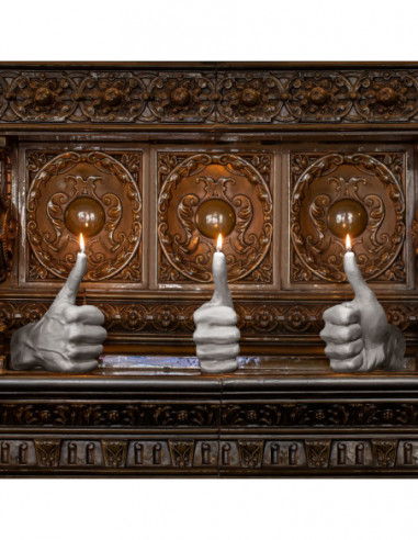 Świeca Hand OK Gray