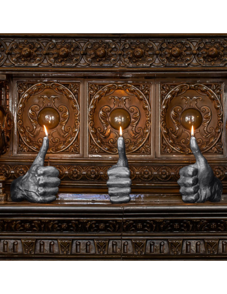 Świeca Hand OK Silver