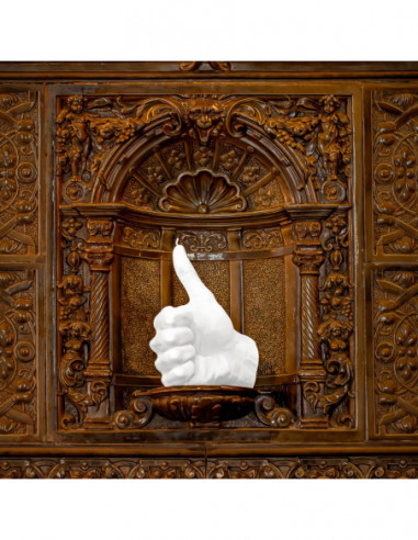 Świeca Hand OK White